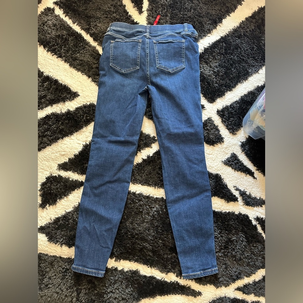 Spanx 20342R Ankle Skinny Jeans Midnight Shade size Medium - Picture 10 of 10